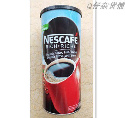 Canada imported coffee Nestle alcohol coffee instant coffee bottled 475g pure black coffee original spot