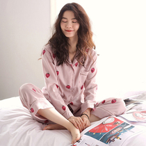 Yuezi clothing spring and autumn postpartum feeding cotton summer thin pregnancy home set pregnant womens pajamas