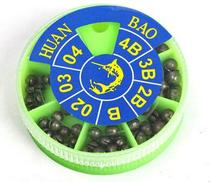 Fishing gear boxed lead weight lead boxed lead boxed lead boxed lead boxed lead drop fishing bite lead