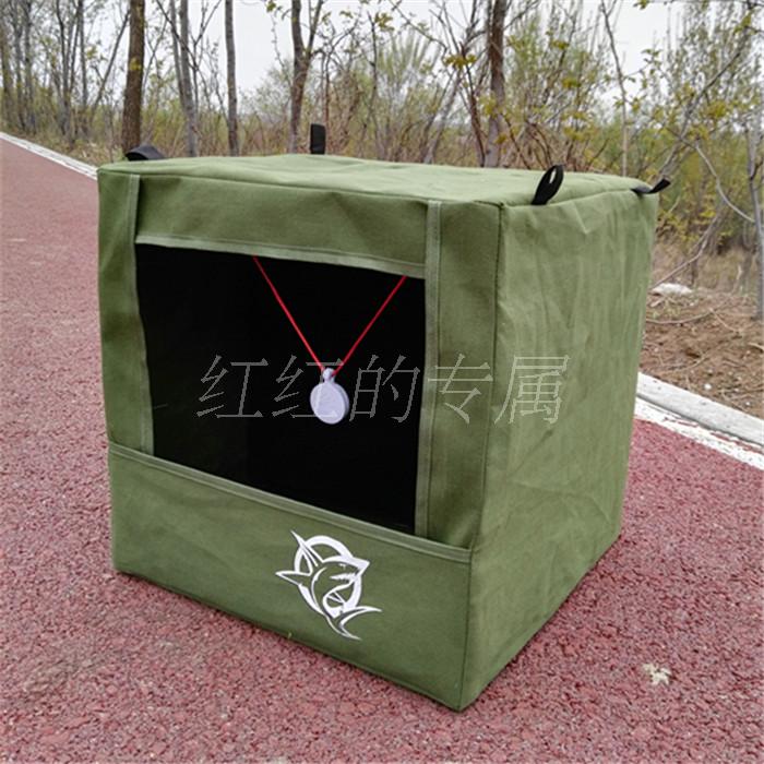 40 mm target box slingbox can fold target box stainless steel superfiber silicone target center thickening fabric
