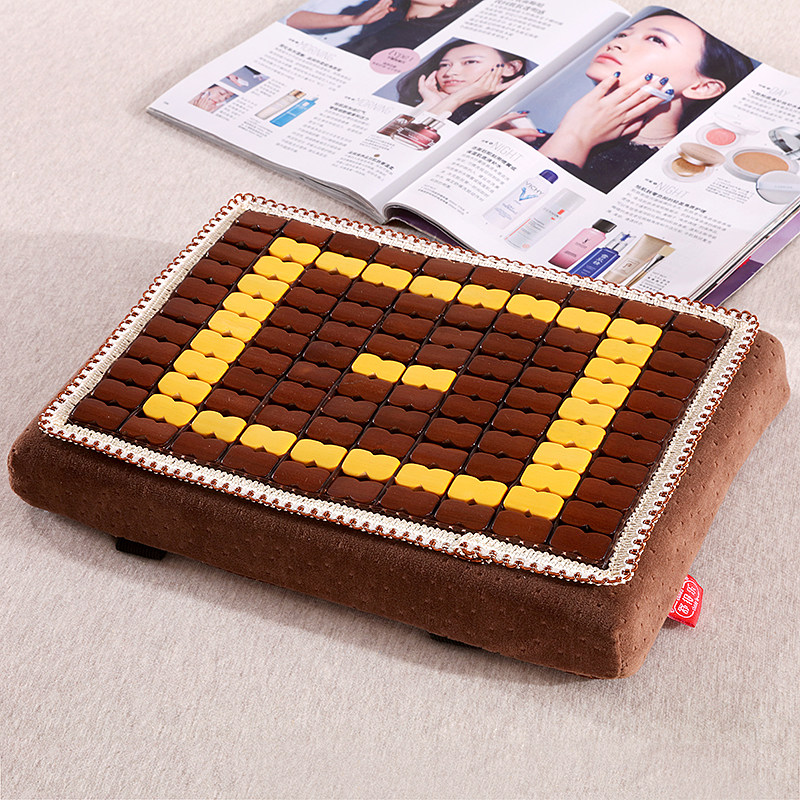 Summer clothing factory bench cushion chair cushion student stool rectangular cushion bamboo sheet mahjong breathable butt cushion