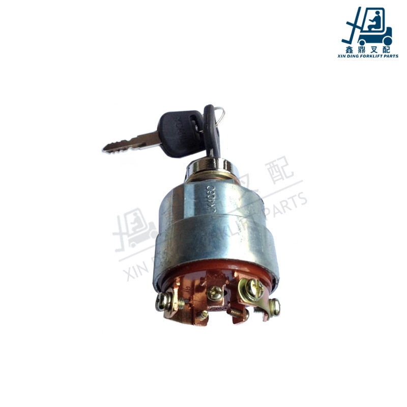 Pile High Machine Ignition Switch Key Lock Key Ignition Start Switch Engineering Car JK406C Warm-up Start Switch