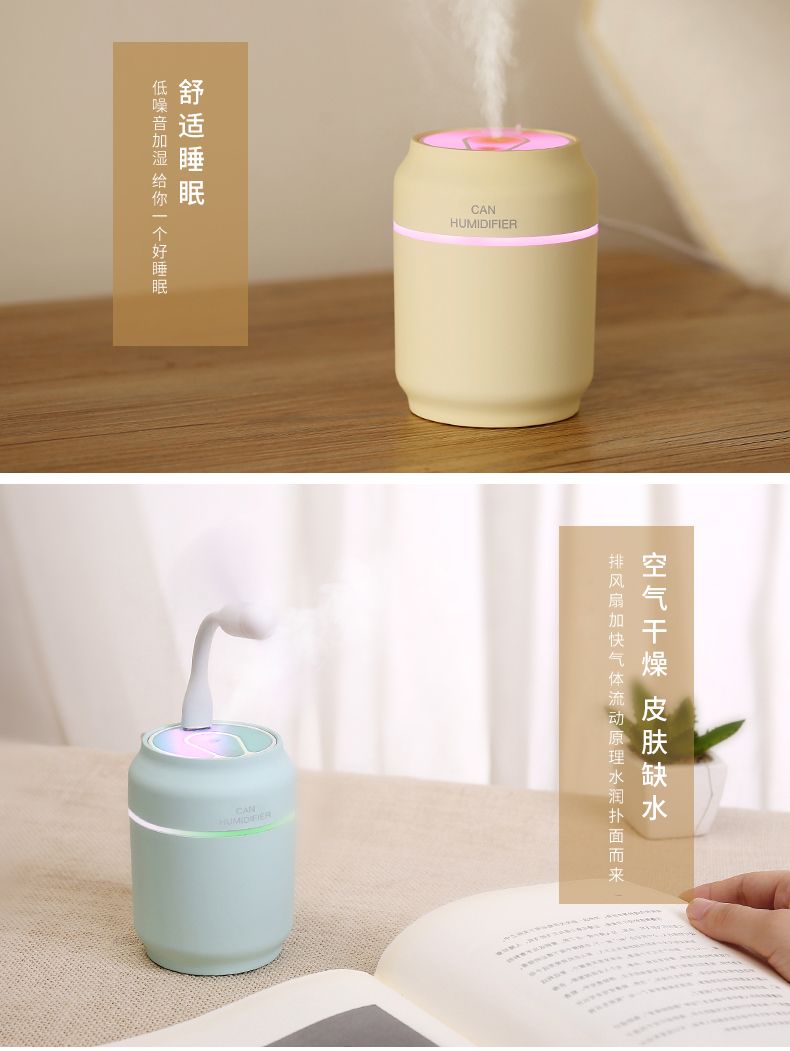 Ý tưởng từ khóa Rainbow Morning mini humidifier home office desktop cầm tay ba trong một phun cá tính món quà sáng tạo - Máy giữ ẩm máy phun sương tạo ẩm cho phòng điều hoà