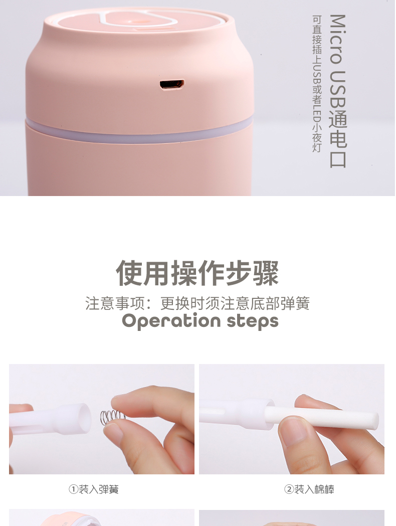 Ý tưởng từ khóa Rainbow Morning mini humidifier home office desktop cầm tay ba trong một phun cá tính món quà sáng tạo - Máy giữ ẩm máy phun sương tạo ẩm cho phòng điều hoà