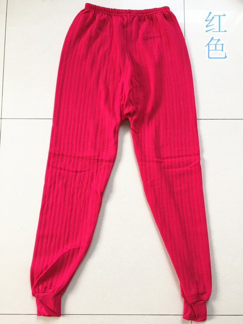 Quần cotton cotton trung tính và cao tuổi ở Nam Cực cộng với phân bón để tăng độ dày cho quần cũ của phụ nữ ba lớp quần mùa thu quan legging