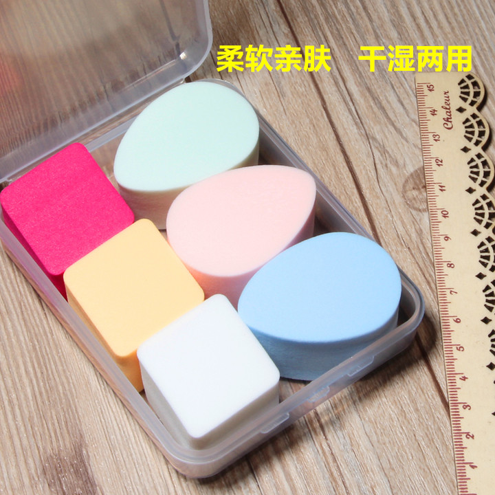 Sandi Yipin boxed sponge powder puff wet and dry powder foundation BB cream special cotton puff hook puff