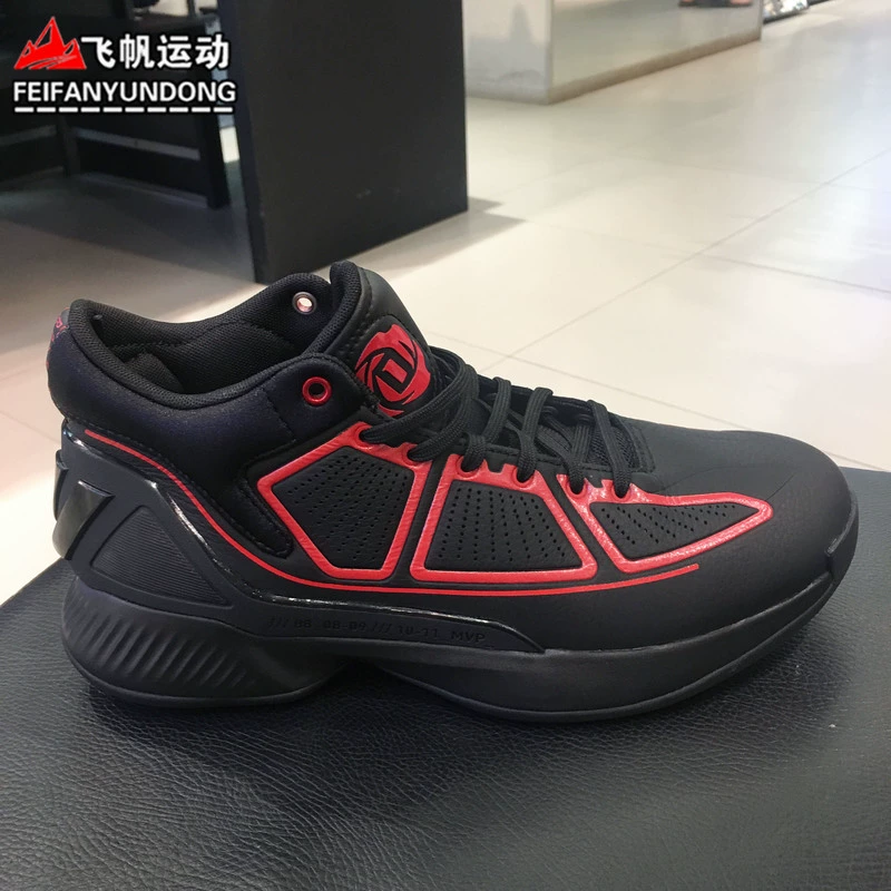 Giày nam Adidas 2020 mùa đông mới Ross thế hệ thứ 10 đệm thể thao chống mài mòn giày bóng rổ thực tế G26162 - Giày bóng rổ