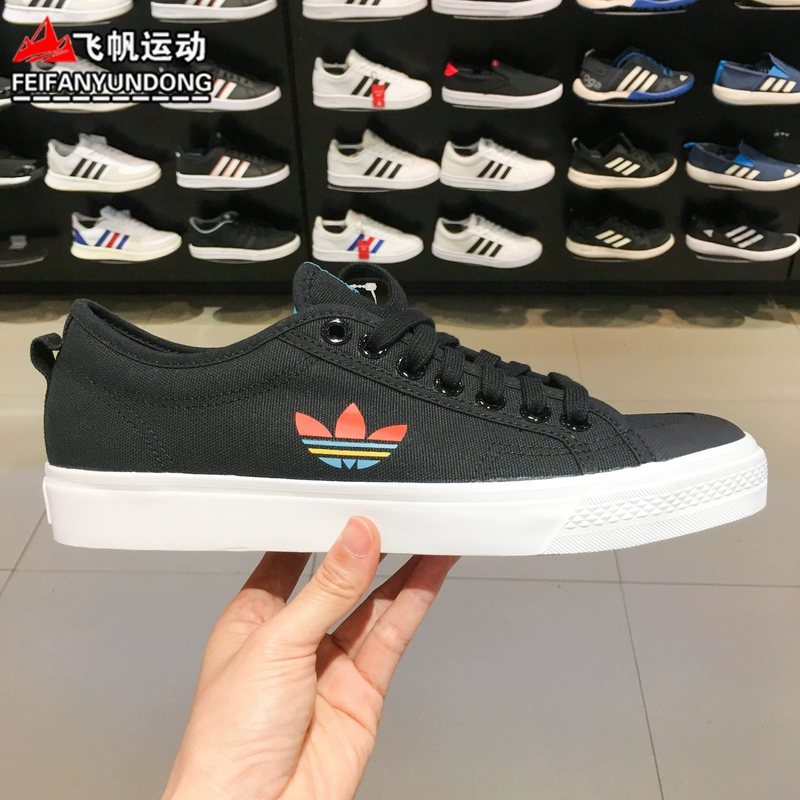 Giày Adidas clover nam và nữ 2020 giày thể thao thông thường cổ thấp thoáng khí mùa thu FW4540 FY2259 - Dép / giày thường
