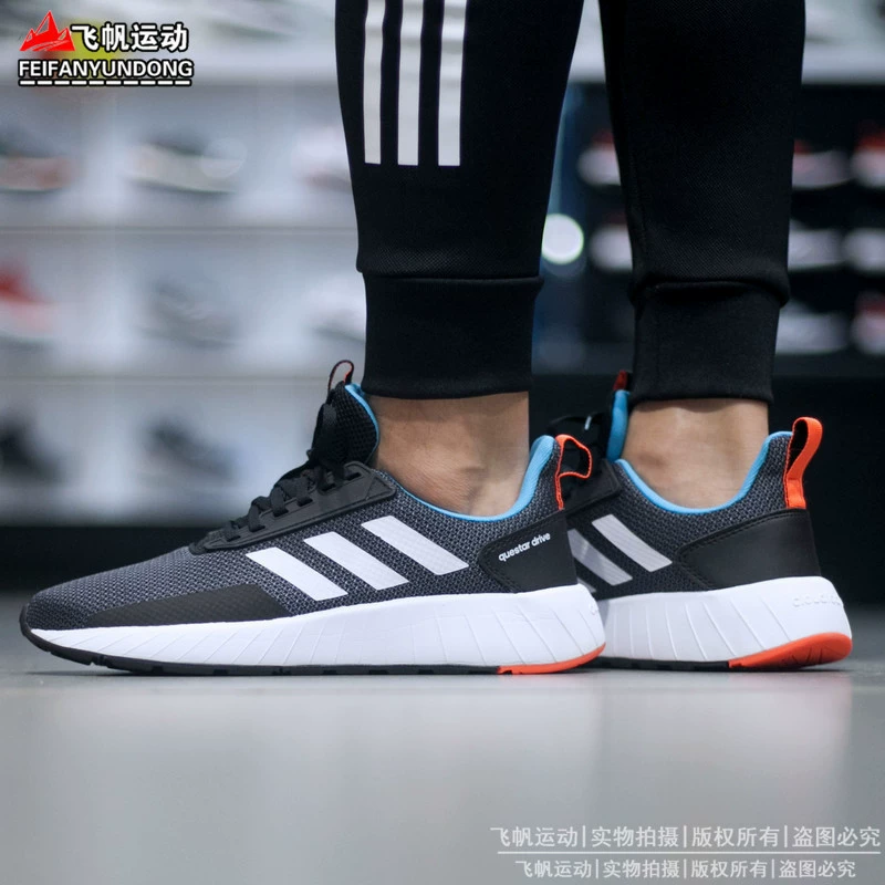 Giày adidas neo nam mùa thu giày thể thao nhẹ chạy bộ mới B44817 44820 DB1561 - Dép / giày thường