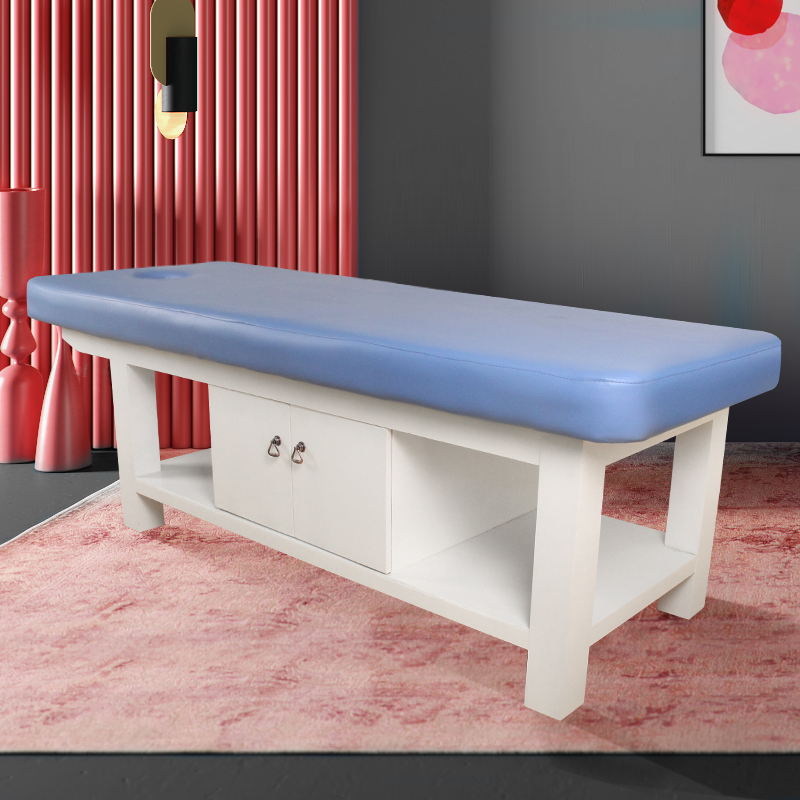 Solid wood beauty bedroom massage push bed with therapeutic therapy for tattoo beds folded beauty salon
