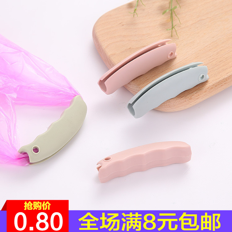 Buy food Divine Instrumental carrying bag Portable Ware Portable machine anti-hand labor-saving portable shopping bag Plastic Bag Handle