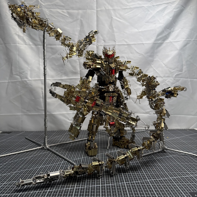 Original Long-Tailed Clip-On Armor by Jijia Xiaoxiang, Emperor Armor Assembly Model, DIY Handmade Creative Figurine
