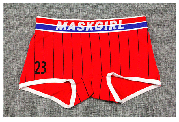 Đẹp trai t đồ lót cặp đôi rắn màu tt nữ tam giác boxer cotton rộng bên trung tính thể thao les eo sup châu Âu do lot nu