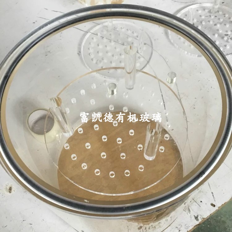 Customized Press Crystal Vacuum Box Laboratory for Full Transparent Glass Case Epoxy Resin Pumper