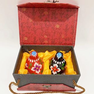 国家非遗浚县特产彩色泥咕咕泥泥狗高温烧制礼盒包装伴手礼送礼