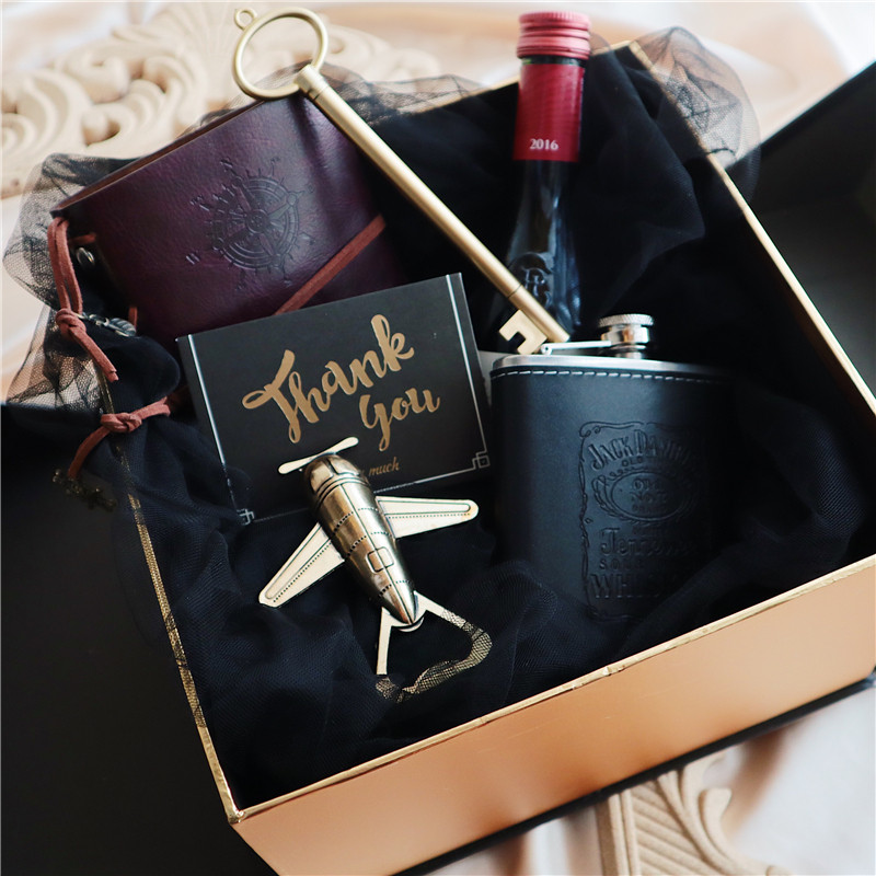 Christmas Gift Boxes Black Gold Light Luxury High-end Customised Male Companion Bridegroom Accompanied By Men's Tennis Red Wedding Business Annual Meeting Company-Taobao
