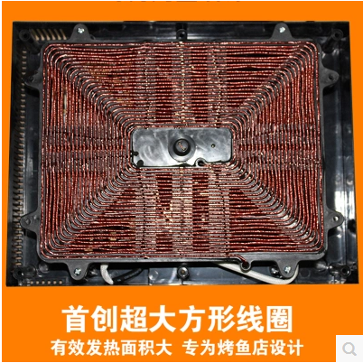 bếp từ boss Vận chuyển hàng loạt nồi lẩu điều khiển bằng dây có công suất cao, nồi lẩu nhúng vuông 3000W bếp từ siemens