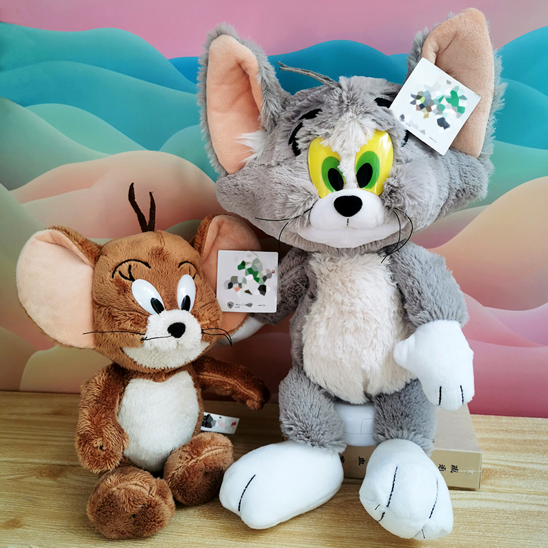 Tom and Jerry Plush Toy Cartoon Anime Doll Tom and Jerry Doll Ragdoll Children's Birthday Gift