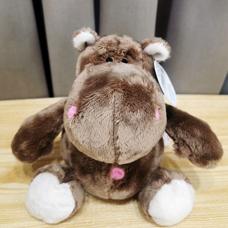 Outer single big belly hippopotamus plush toy couple doll trumpet cute, cute, soothing doll, doll pillow