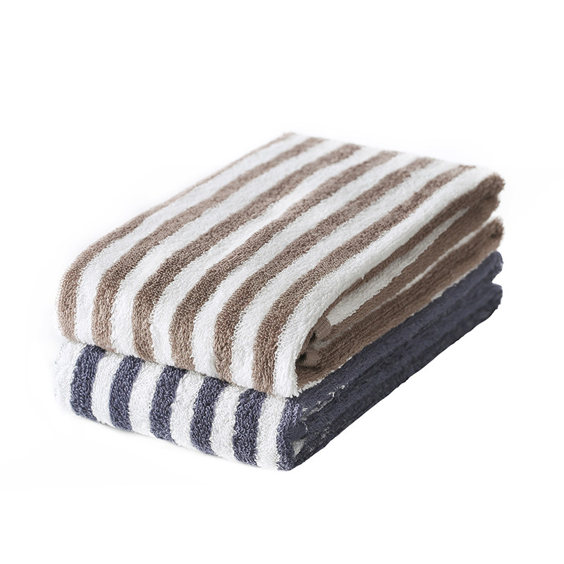 Full cotton face towels bath Bath Towel Soft Adult Couple Wipe Face Wash face towel not dropping Mao Stripes Motion brief-Taobao