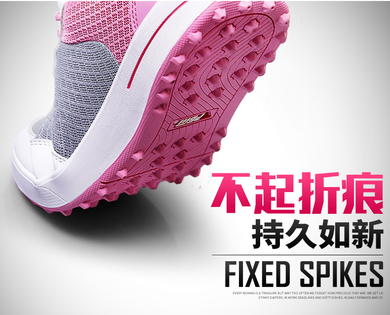 Mùa hè mới! PGM golf của phụ nữ siêu nhẹ breathable nhăn lưới giày bộ dụng cụ đánh golf	