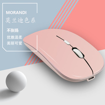 Charging thin wireless mouse mute office game USB desktop computer universal brand notebook Bluetooth