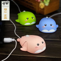 Girl mouse wired mute laptop desktop universal computer USB photoelectric small hand cartoon cute pink cute