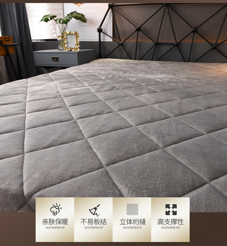1.8m dày flannel nệm đôi nệm pad là phụ 1,5m thảm tatami 1.2m bọt biển ký túc xá sinh viên - Nệm nệm em bé