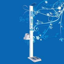 DHM-301B Ultrasonic Electronic height weight scale blood pressure heart rate physical examination health scale folding print voice