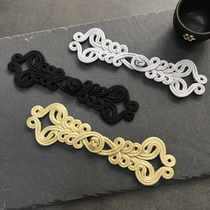 High-end handmade custom button dress suit dance suit European and American decorative buckle