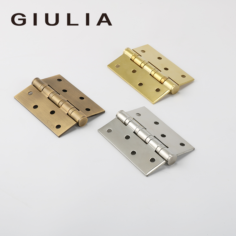 Multi-color hinge hinge stainless steel bearing mute hinge black folding page thickened folding page 4 inch single piece
