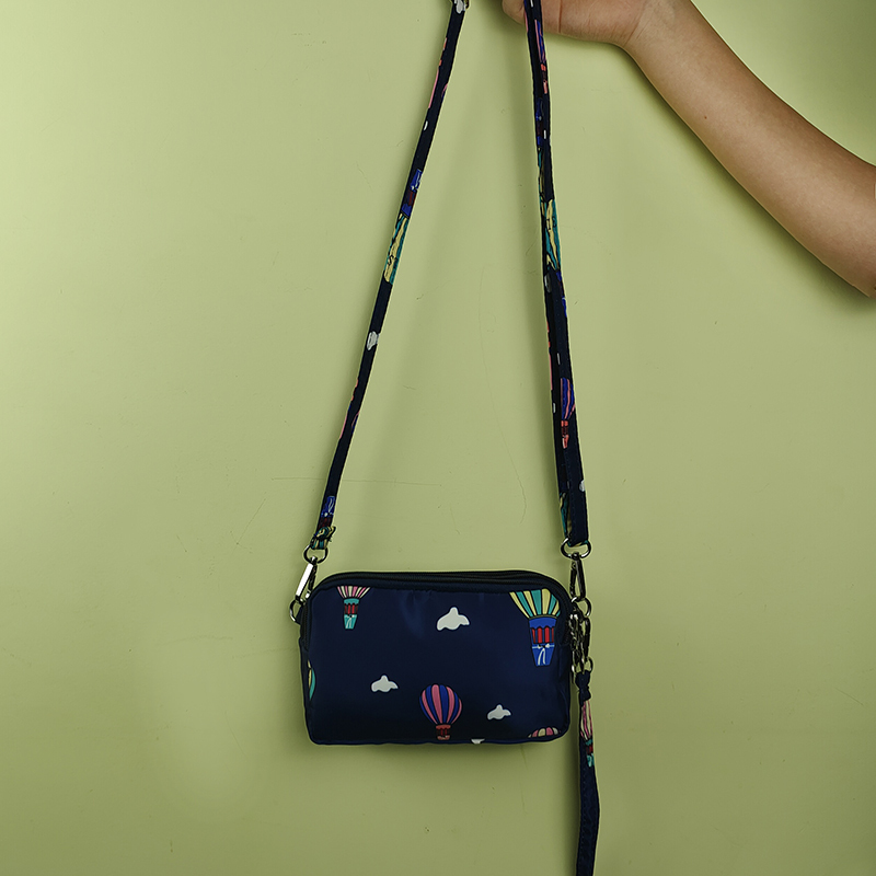 2023 New Mini Waterproof Nylon Coin Purse, Small Bag for Mobile Phone, Women's Fashionable Cross-Body Three-Layer Shoulder Bag 2023 New Mini Waterproof Nylon Coin Purse, Small Bag for Mobile Phone, Women's Fashionable Cross-Body Three-Layer Shoulder Bag