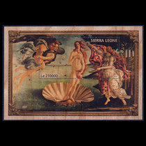 Sierra Leone 2019 Italian painters Porticelli famous for the birth of Venus M stamps brand new