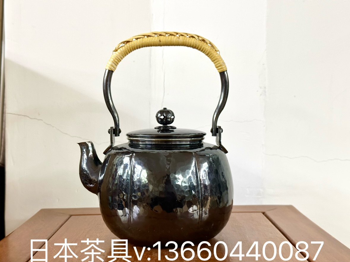 秀峯堂造 茶道具 銀いぶし仕上げ 急須 茶道具 銀いぶし仕上げ急須 秀峰堂