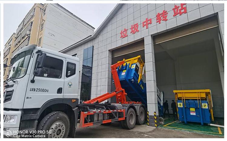 垃圾场转运站垃圾压缩机 移动垃圾处理中转站 小区垃圾处理设备