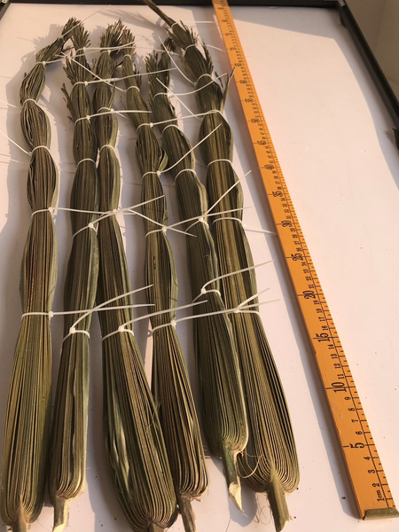 Air-Dried Palm Leaf Weaving Materials, Handmade Weaving Materials, Straw Weaving Materials for Students, Raw Materials for Weaving Various Items