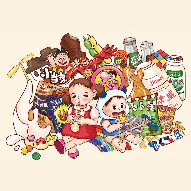 好吃爱吃强东来的LOGO