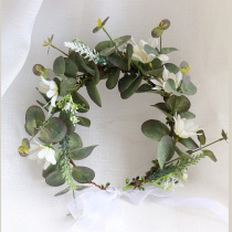 ins Forest flowers Bridal garland hair accessories Holiday accessories Wedding photography photo green wedding headdress
