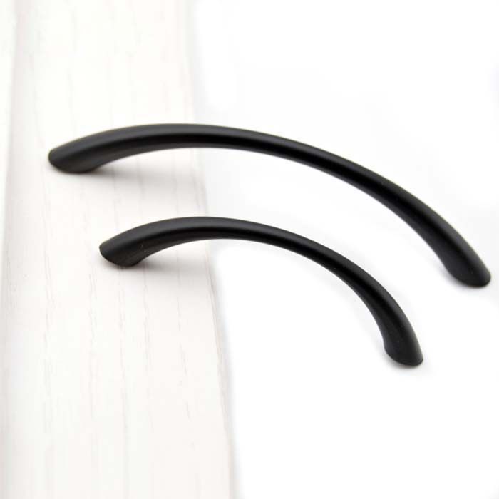 Modern minimalist handle small sand black handle furniture door handle overall cupboard cabinet door handle imitation antique small black handle door lock