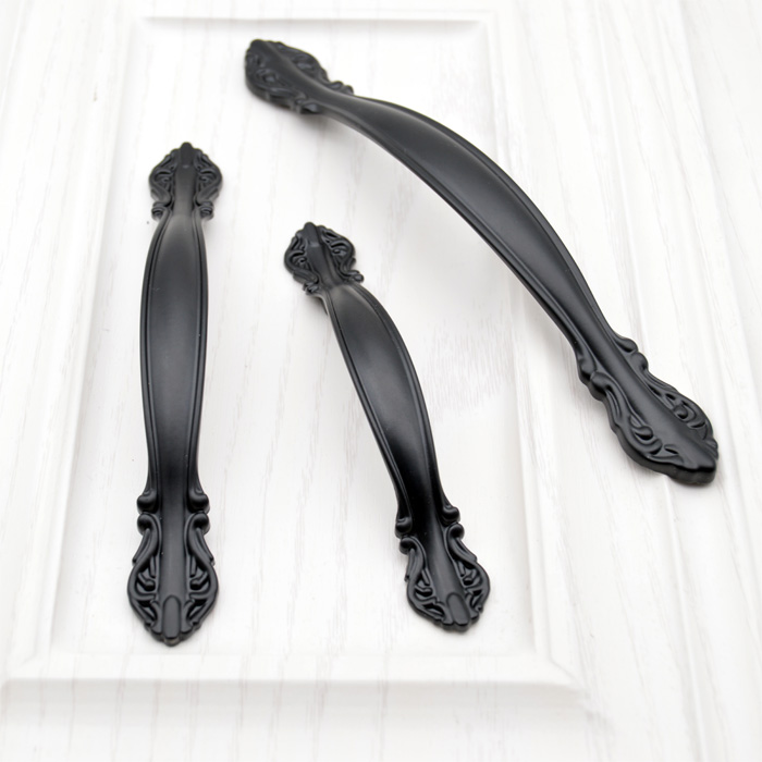 Wardrobe handle Modern simple cabinet Shoe cabinet door handle Kitchen handle Hardware accessories Solid antique small handle