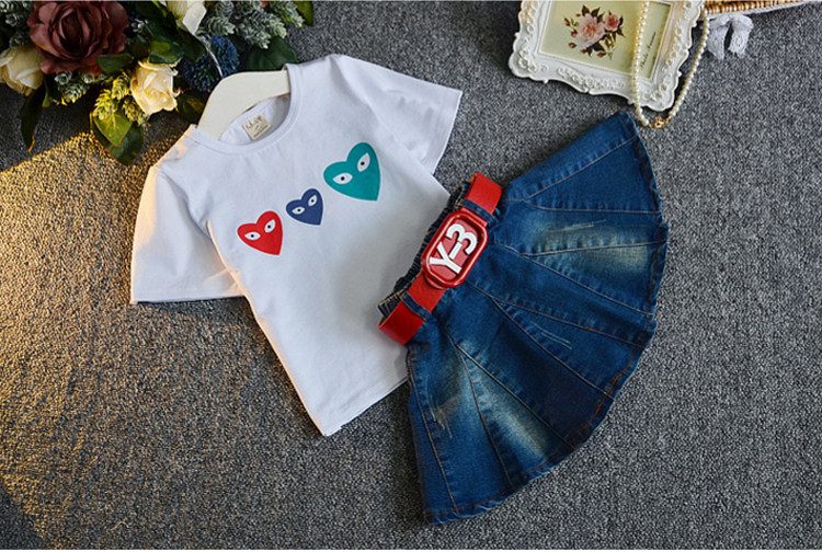 Jupe fillette en toile - Ref 2050094 Image 38