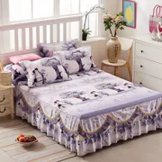 Khăn trải giường váy nhóm bedspread của cô gái flounced ren giường váy phim hoạt hình đơn cotton một mảnh váy - Váy Petti