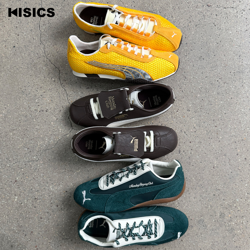 Puma X Monday Sleeping Club Co-Branded Retro Thin-Soled Racing Shoes, Sports and Leisure Running Shoes