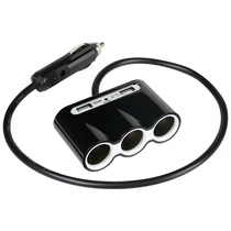 Petrol Van Cigarette Lighter One Drag Triple Strap USB High Power 160W On-board Charger Heating Pad Socket 12-30V