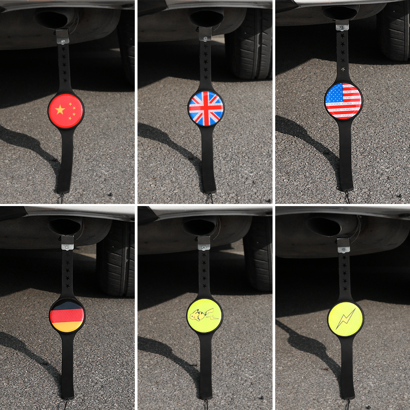 Car with static electricity with tail larynx exhaust cylinder hanging personality cartoon decoration ground strip Anti-static eliminator glistening