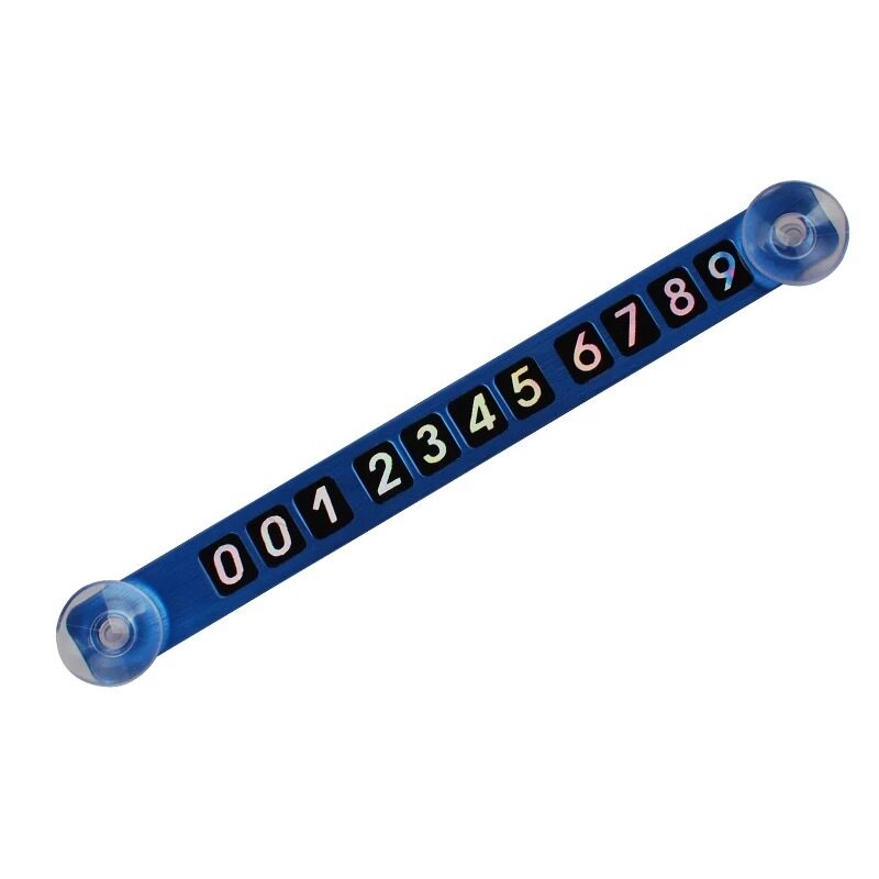 Metal temporary parking sign stop sign phone number sunscreen moving car notice sign message card car supplies