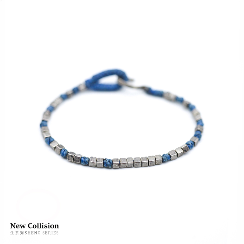 New Collision Cthulhu 925 Silver Bracelet for Men Niche High-End Bracelet Wax Rope Handmade Bracelet for Women
