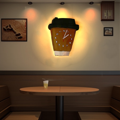 Coffee Shop Atmosphere Wall Clock, Dining and Milk Tea Shop Clock, Kitchen, Bedroom, Living Room Wall Clock Decoration, Luminous Clock, Wall Watch