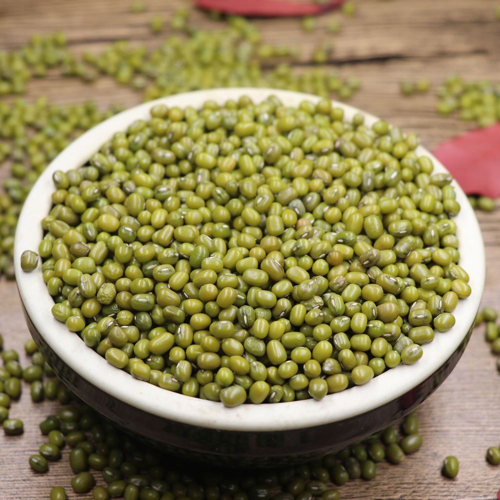 Green Bean Farmhouse Fresh Grain Oil Bulk Five Grain Cereals Green Bean Soup Cereals Porridge Small Green Bean Cake Raw Material 900g