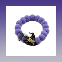 Ведьма шляпа черная